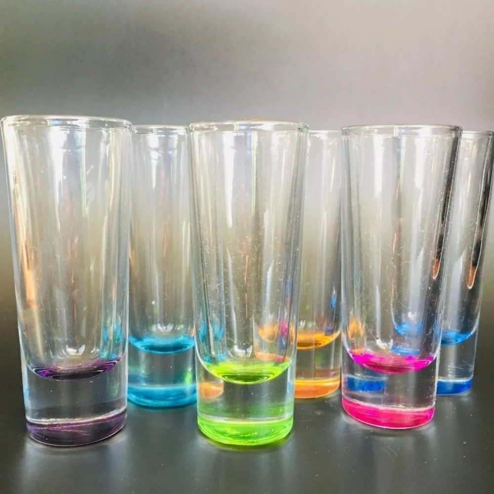 Pier 1 Imports 6-Piece Colors Shot Glass Set Glasses